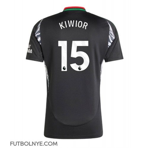 Camiseta Arsenal Jakub Kiwior #15 Visitante Equipación 2024-25 manga corta